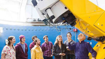 Astronomy students at Vassar College