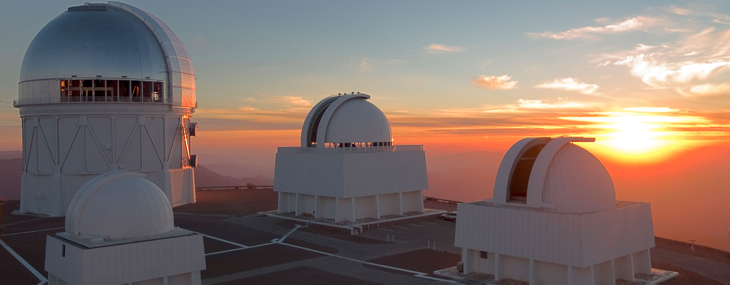 Cerro Tololo Inter-American Observatory at Sunset