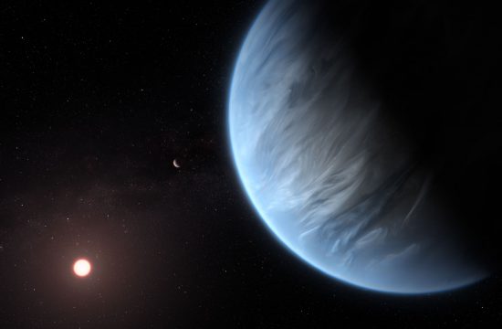Artist impression of planet K2-18b