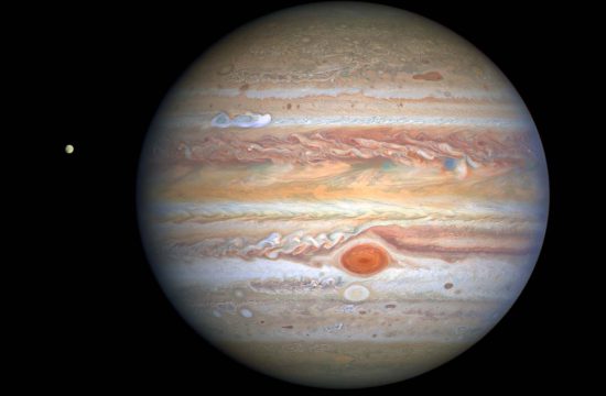 This latest image of Jupiter, taken by NASA’s Hubble Space Telescope on August 25, 2020, was captured when the planet was 406 million miles from Earth.