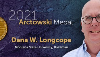 Dana W. Longcope receives the 2021 Arctowski Medal