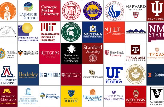 Logos of the 47 47 US institutions and 3 international affiliates that comprise AURA’s Member Institutions.