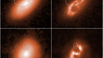 Astronomers using NASA's Hubble Space Telescope have traced the locations of five brief, powerful radio blasts to the spiral arms of five distant galaxies.