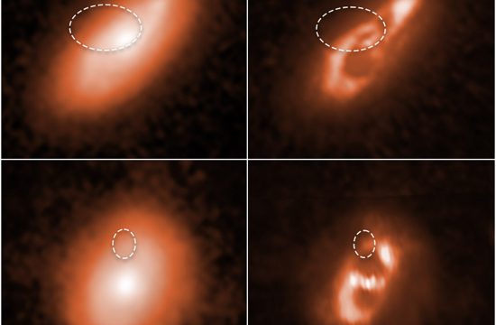 Astronomers using NASA's Hubble Space Telescope have traced the locations of five brief, powerful radio blasts to the spiral arms of five distant galaxies.