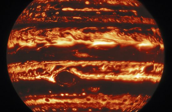 infrared view of Jupiter