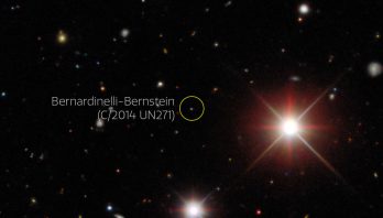 NOIRLab: Giant Comet Found in Outer Solar System by Dark Energy Survey