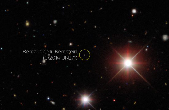 NOIRLab: Giant Comet Found in Outer Solar System by Dark Energy Survey