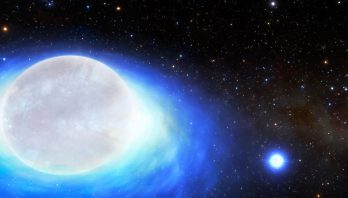 Artist’s Impression of Kilonova Progenitor Star System