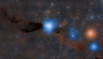 NOIRLab: Radiant Protostars and Shadowy Clouds Clash in Stellar Nursery